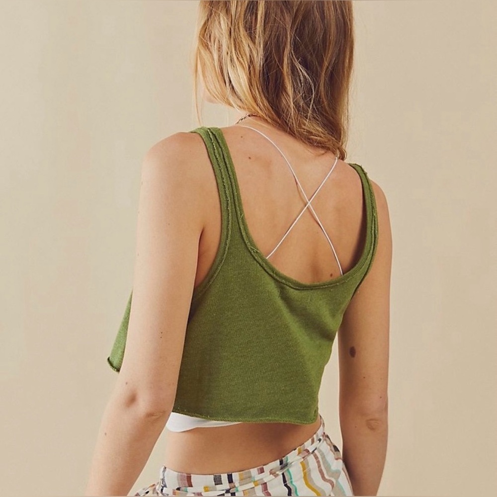 Free People NWOT We the Free Heavyweight Tank Size Large - Picture 4 of 13
